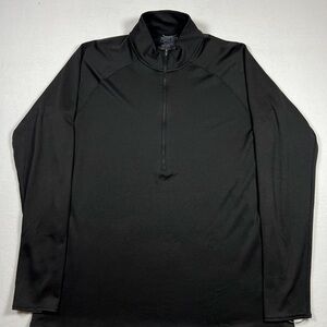 Patagonia Capilene Lightweight Zip Neck Pullover Black Jacket Mens Size XXL
